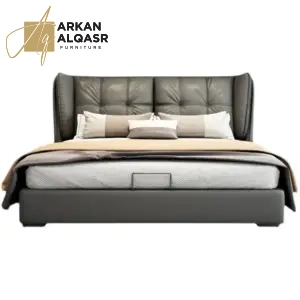 سرير بتصميم جذاب وانيق مع 2 كومدينة