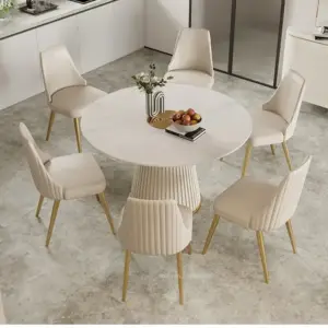 طاولة طعام مع 4 كراسي بتصميم فخم 5 | طاولة طعام مع 4 كراسي بتصميم فخم