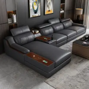 طقم جلوس فخم متعدد المزايا 6 طقم جلوس فخم متعدد المزايا