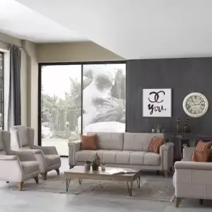 طقم كنب بتصميم مميزة قابلة للطي