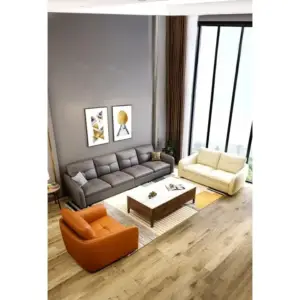 طقم كنب مودرن بتصميم جذاب 1 طقم كنب مودرن بتصميم جذاب