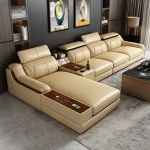 طقم جلوس فخم متعدد المزايا 4 طقم جلوس فخم متعدد المزايا