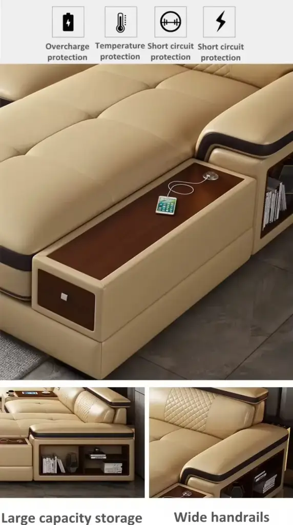 طقم جلوس فخم متعدد المزايا 11 طقم جلوس فخم متعدد المزايا