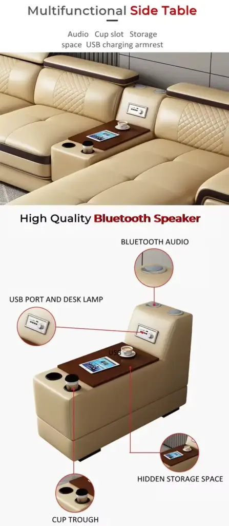 طقم جلوس فخم متعدد المزايا 12 طقم جلوس فخم متعدد المزايا