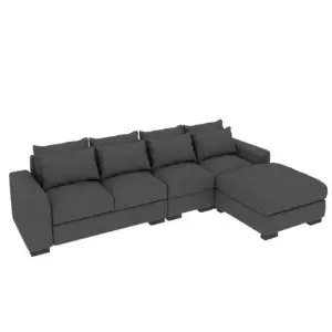 | كنب زاوية بتصميم بسيط ومميز