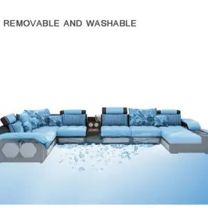 | كنب زاوية مودرن ملتفة بتصميم فخم