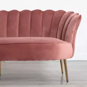 | كنب مودرن مخملي بتصميم بسيط