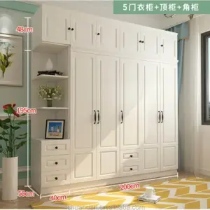 | خزانة ملابس بتصميم بسيط وعصري – أبواب سحاب وأرفف داخلية – مناسبة للمساحات الصغيرة – تشطيب هادئ وأنيق