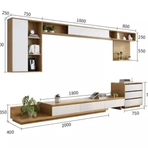 | طاولة تلفاز بتصميم فخم