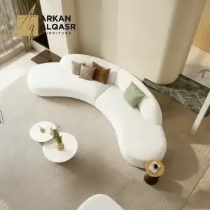 كنب مودرن ايطالي منحني فاخر 10 كنب-