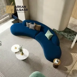 كنب مودرن ايطالي منحني فاخر 8 كنب-2