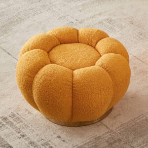 | كرسي مفرد علي شكل اليقطين