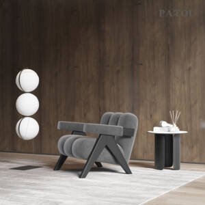 | كرسي ذراعين بتصميم فاخر