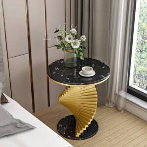 | طاولة جانبية مودرن بتصميم ملتف