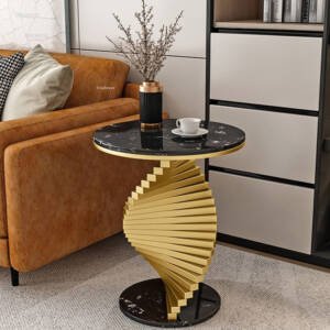 | طاولة جانبية مودرن بتصميم ملتف