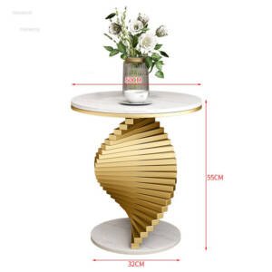 | طاولة جانبية مودرن بتصميم ملتف