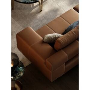 | كنب جلد مودرن بتصميم امريكي