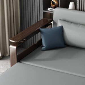 | كنب سرير خشبي مريح