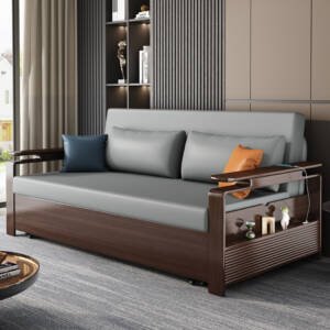 | كنب سرير خشبي مريح