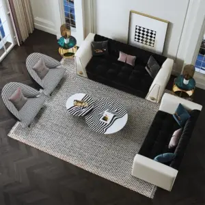 طقم كنب مودرن جلد فخم 2 | طقم كنب مودرن جلد فخم