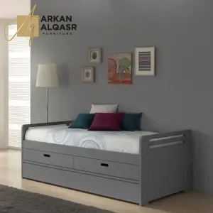 سرير نفر مع وحدات تخزين متعددة 4 سرير-1