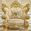 كرسي ملكي فخم مذهب
