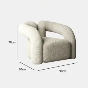 | كرسي مفرد مودرن بذراعين