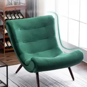 كرسي استرخاء مع مسند قدم فاخر