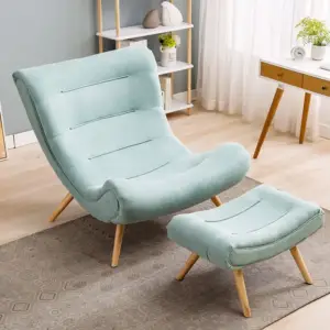 كرسي استرخاء مع مسند قدم فاخر