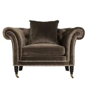 كرسي مفرد بذراعين فاخر