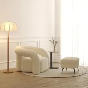 | كرسي مفرد مودرن بذراعين