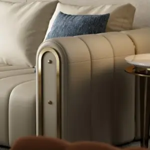 | كنب جلد مودرن من تصميم ايطالي