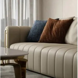 | كنب جلد مودرن من تصميم ايطالي