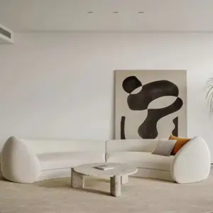 كنب مودرن منحني فاخر 2024