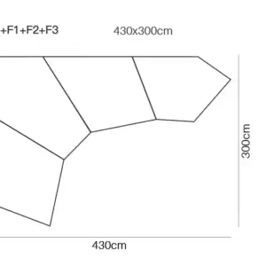 | كنب زاوية مودرن بتصميم انيق