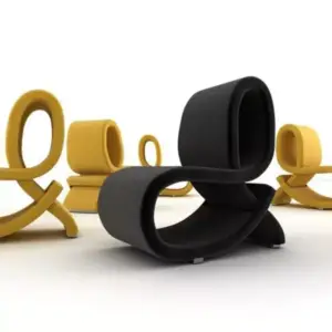 كرسي استرخاء بشكل مودرن