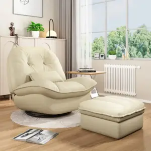 كرسي استرخاء مودرن بمسند للقدم