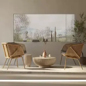 طقم كنب من تصميم بسيط 2 كنب