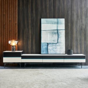 طقم طاولات بيضاء بتصميم عصري 3 | طقم طاولات بيضاء بتصميم عصري