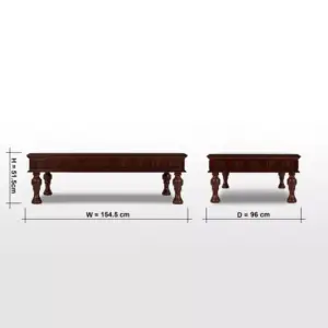 طاولة قهوة بسطح زجاج بتصميم نورثبروك 7 | طاولة قهوة بسطح زجاج بتصميم نورثبروك