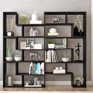 | خزينة كتب و ديكور خشبية مميزة