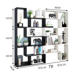 | خزينة كتب و ديكور خشبية مميزة