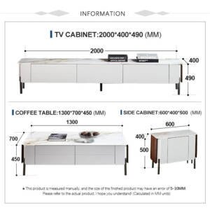 | طقم طاولات و أرجل من المعدن بتصميم عصري