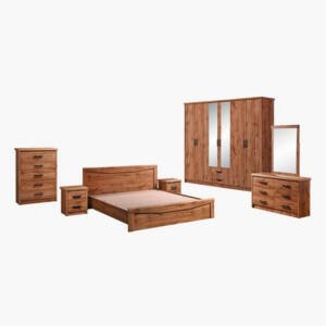 | غرفة نوم كاملة بتصميم بسيط