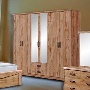 | غرفة نوم كاملة بتصميم بسيط