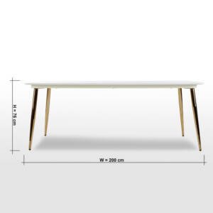 | طاولة طعام 8 كراسي وارجل معدنية