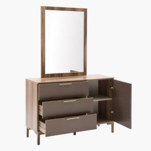 | غرفة نوم كاملة بتصميم بسيط