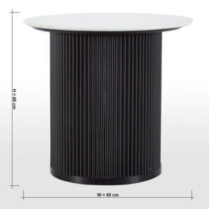 طاولة جانبية بسطح رخامي بتصميم مونوكروم 5 | طاولة جانبية بسطح رخامي بتصميم مونوكروم