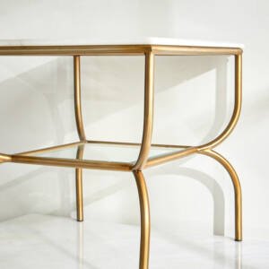 | طاولة جانبية بسطح رخامي - أليكسا