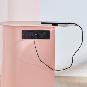 | طاولة جانبية بسطح معدني - أمستردام